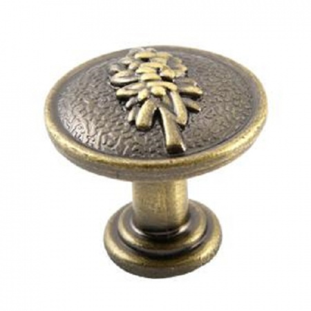 Ручка Giulio, кнопка, античная бронза