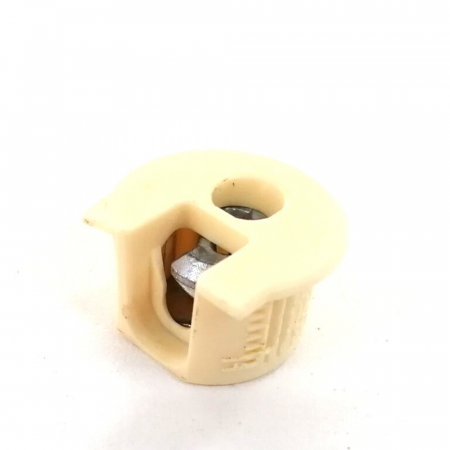 Стяжка эксцентриковая "РАФИКС" крем, для деталей толщиной от 16 мм, пластик/метал.